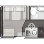 bunk campers horizon motorhome floorplan