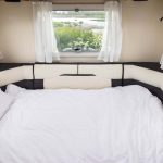 bunk campers horizon motorhome rear bed