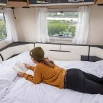 bunk campers horizon motorhome rear bed