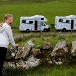 girl with 2 bunk campers vista plus models